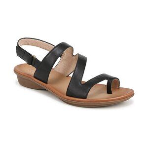 Soul Naturalizer Shakina Toe Loop Slingback Sandals Black Size 9M